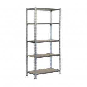 Étagère Simon Rack Maderclick 5/400 750 kg Métal Bois 5 Etagères Contre-plaqué (180 x 90 x 40 cm)