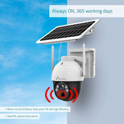 Caméra de surveillance Nivian 360º 4G(SIM)