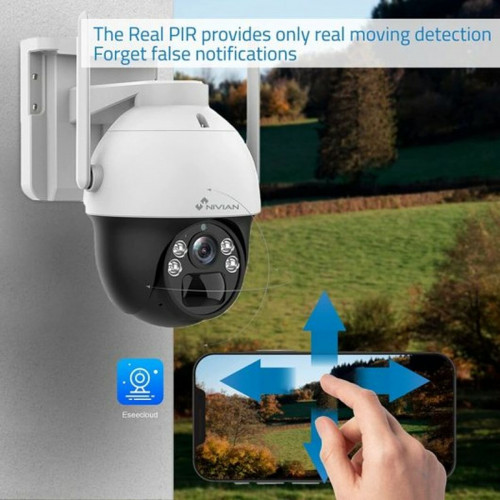 Caméra de surveillance Nivian 360º 4G(SIM)