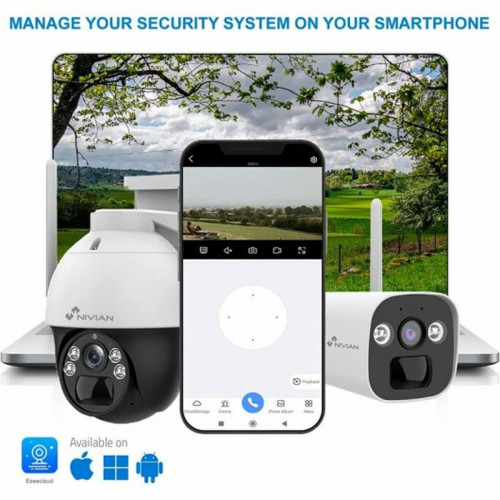 Caméra de surveillance Nivian 360º 4G(SIM)